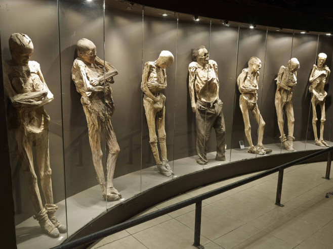 Mexico, Guanajuato, The mummy museum