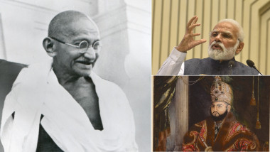 Mahatma Gandhi, Narendra Modi și un lider mogul