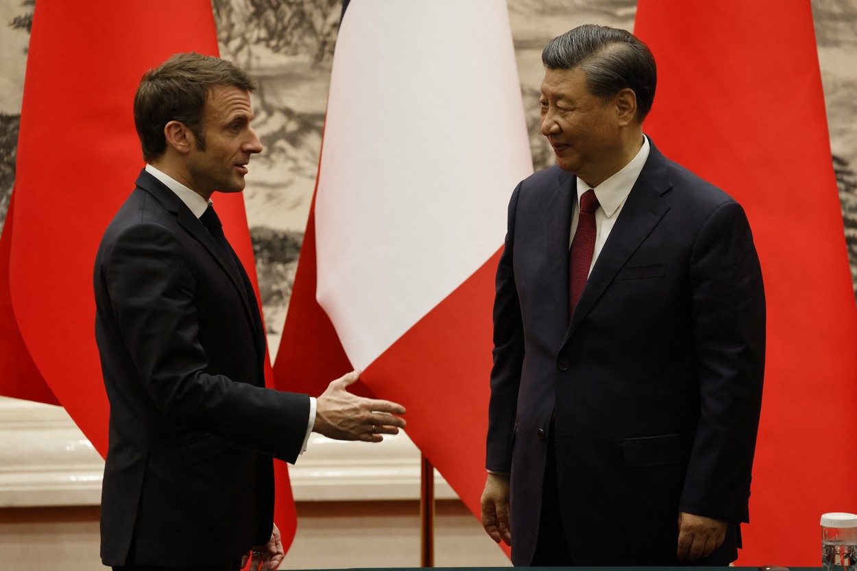 Emmanuel Macron și Ursula von der Leyen i-au cerut lui Xi Jinping să îl sune pe Zelenski