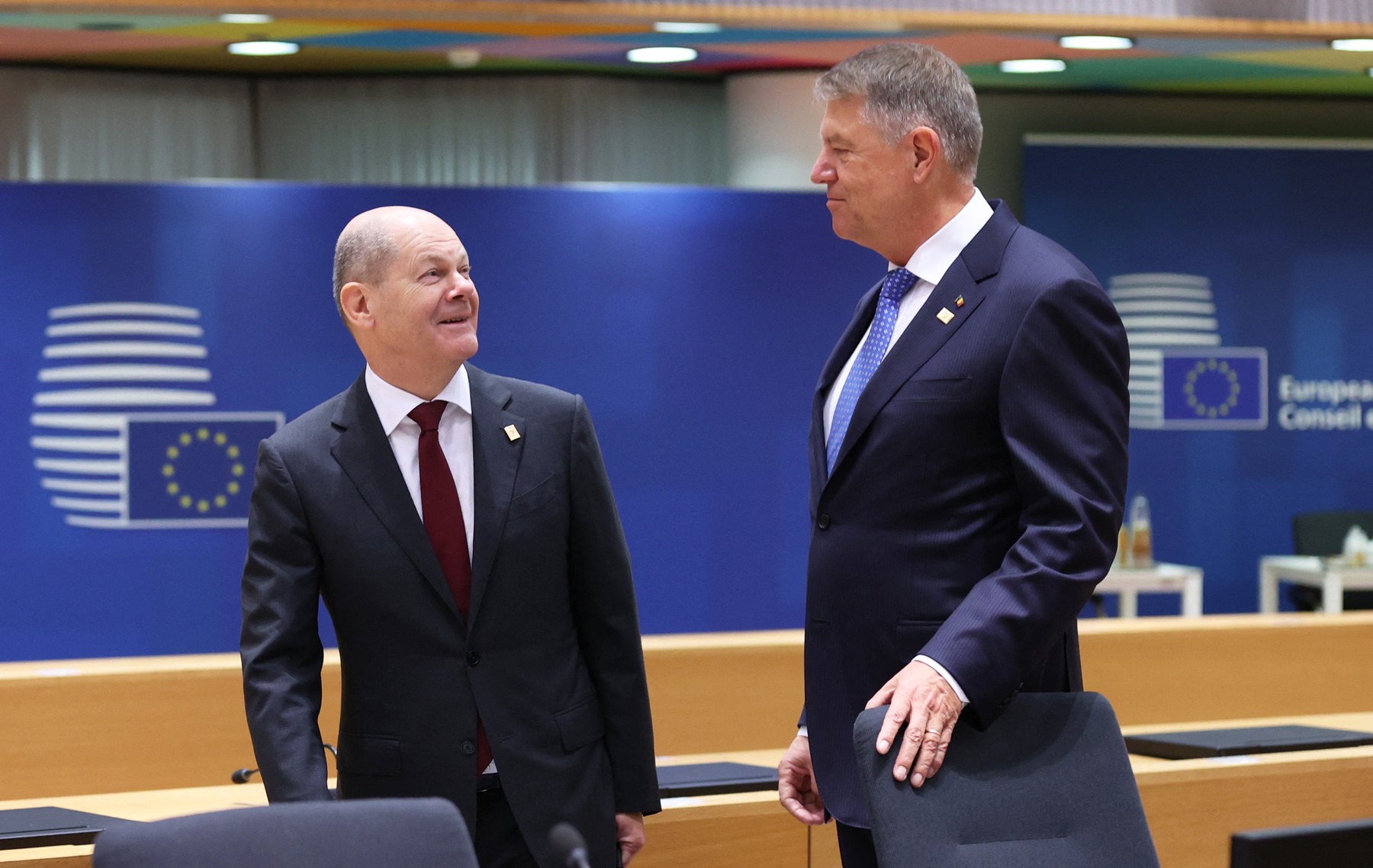 VIDEO Olaf Scholz a fost primit de Klaus Iohannis la Palatul Ctroceni