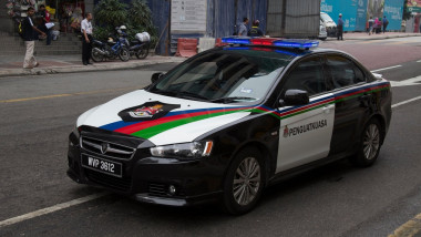 masina de politie malaezia