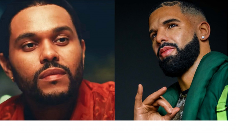 Colaj cu artiștii Drake și The Weeknd.
