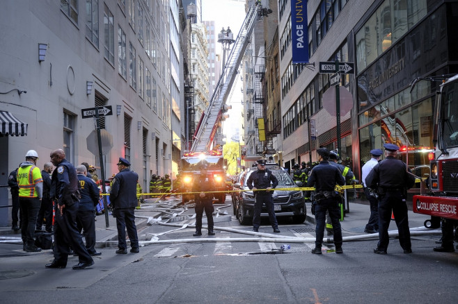 Parking Garage Collapse in Lower Manhattan