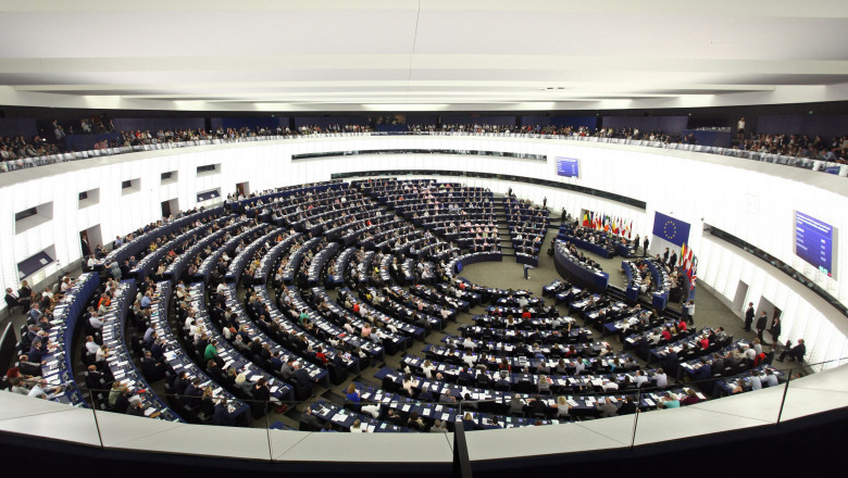 sala de plen a parlamentului european
