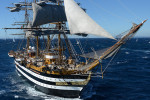 Nava Amerigo Vespucci a Marinei italiene