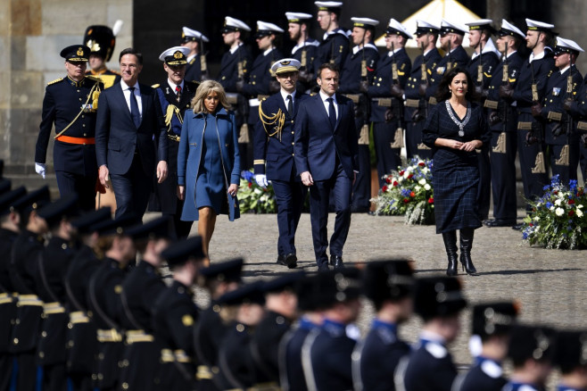 French President Macron Kicks Off State Visit in Amsterdam - 11 Apr 2023