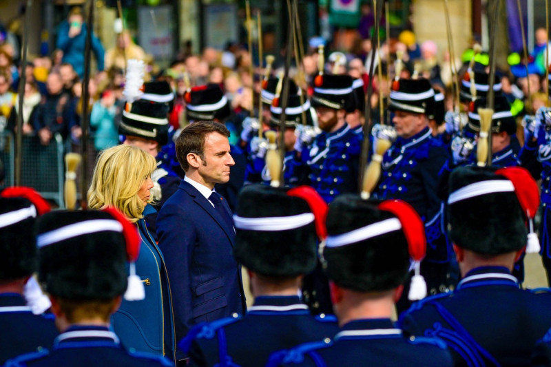 Macron makes state visit to Dutch Royals, Amsterdam, the Netherlands - 11 Apr 2023