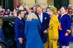 Macron makes a state visit to Dutch Royals