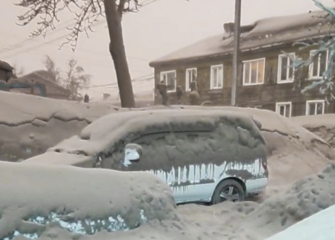 Russia Volcano Eruption