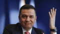 Ministrul Transporturilor, Sorin Grindeanu, susține o conferinţă de presă cu ocazia semnării contractelor pentru cele trei loturi ale Autostrăzii Bacău- Paşcani, în București, 15 februarie 2023.