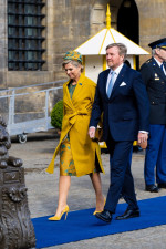 Emmanuel Macron makes a state visit to Dutch Royals in Amsterdam