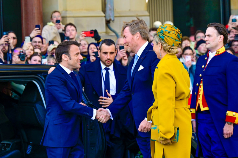 President Macron State Visit To Netherlands - Day 1