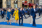 Emmanuel Macron makes a state visit to Dutch Royals in Amsterdam