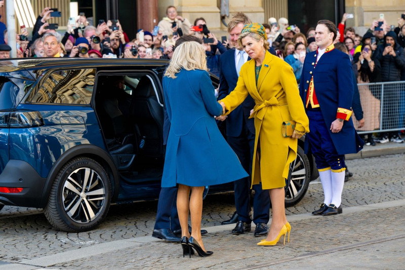 Emmanuel Macron makes a state visit to Dutch Royals in Amsterdam