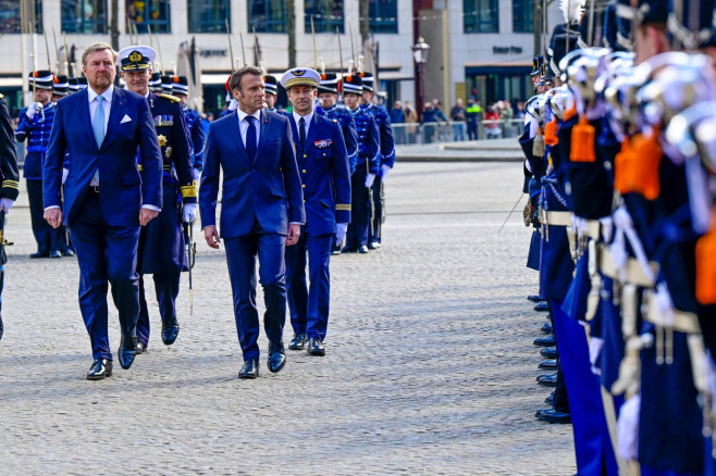 President Macron State Visit To Netherlands - Day 1