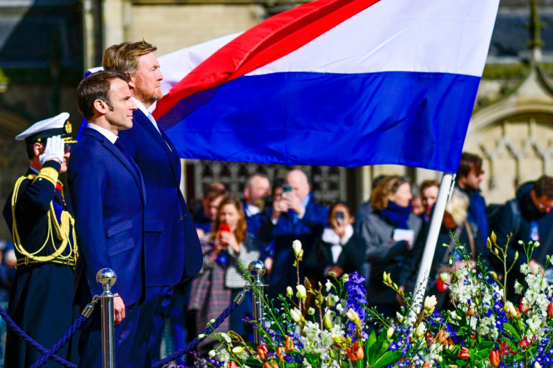 President Macron State Visit To Netherlands - Day 1