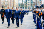 Emmanuel Macron makes a state visit to Dutch Royals in Amsterdam