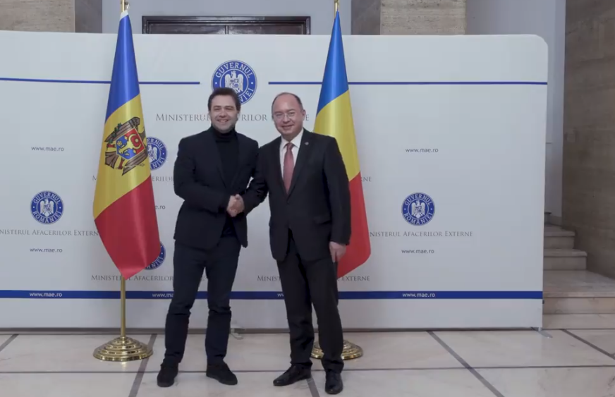 Aurescu a discutat cu omologul său de la Chișinău despre integrarea europeană a R. Moldova și despre provocările de securitate