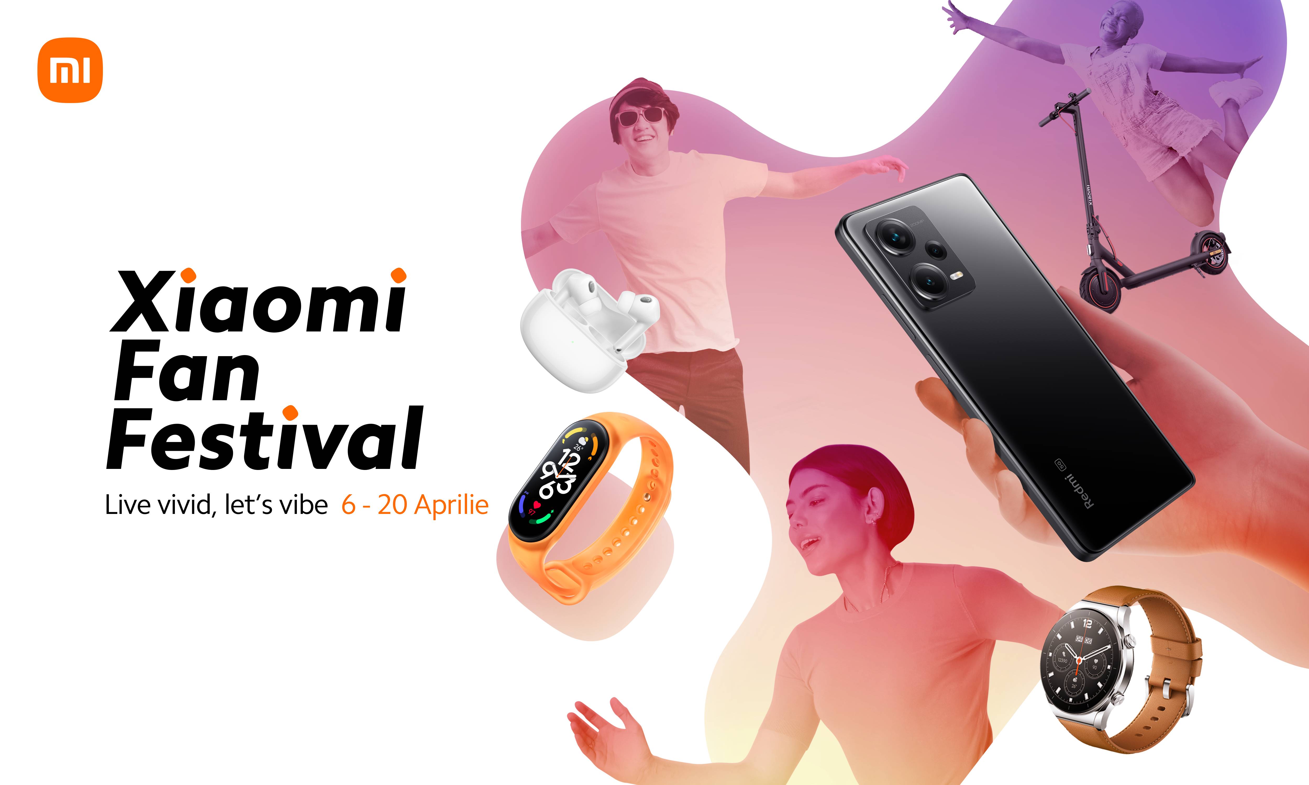 (P) Xiaomi Fan Festival a început, cu reduceri mari la telefoane și alte produse! Descoperă ofertele primăverii