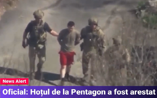 PentagonLeaks: Momentul în care este arestat tânărul suspectat că a „scurs” documentele secrete ale SUA