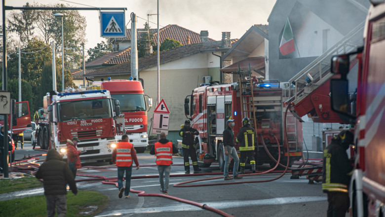 masini de pompieri si pompieri in italia