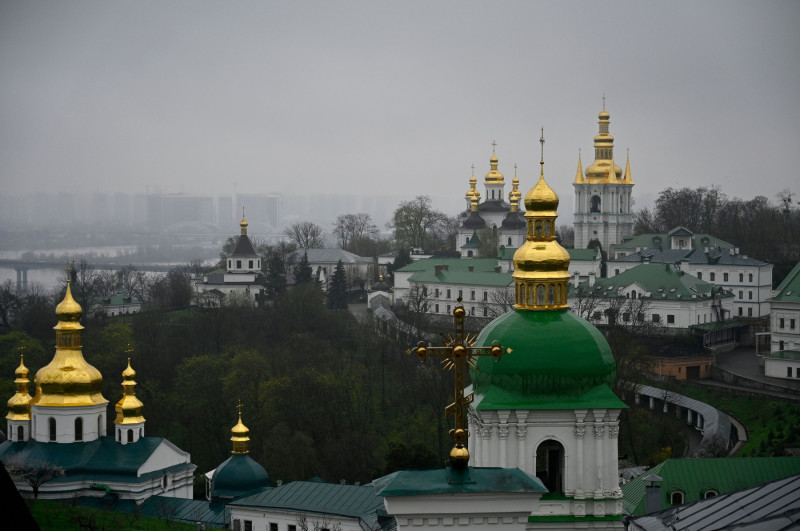 Orthodox Easter in Kyiv, Ukraine - 16 Apr 2023