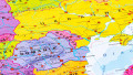 harta pe care se văd în prim plan românia, moldova și ucraina