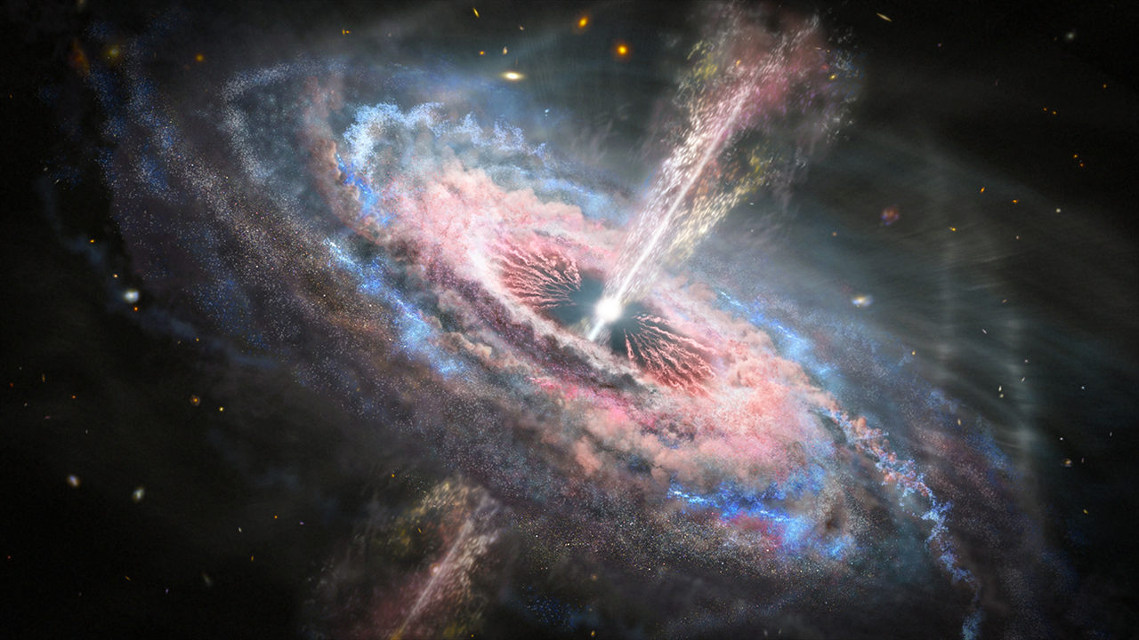 Astronomii au rezolvat misterul celor mai strălucitoare și puternice obiecte din Univers. „Reprezintă viitorul Căii Lactee”