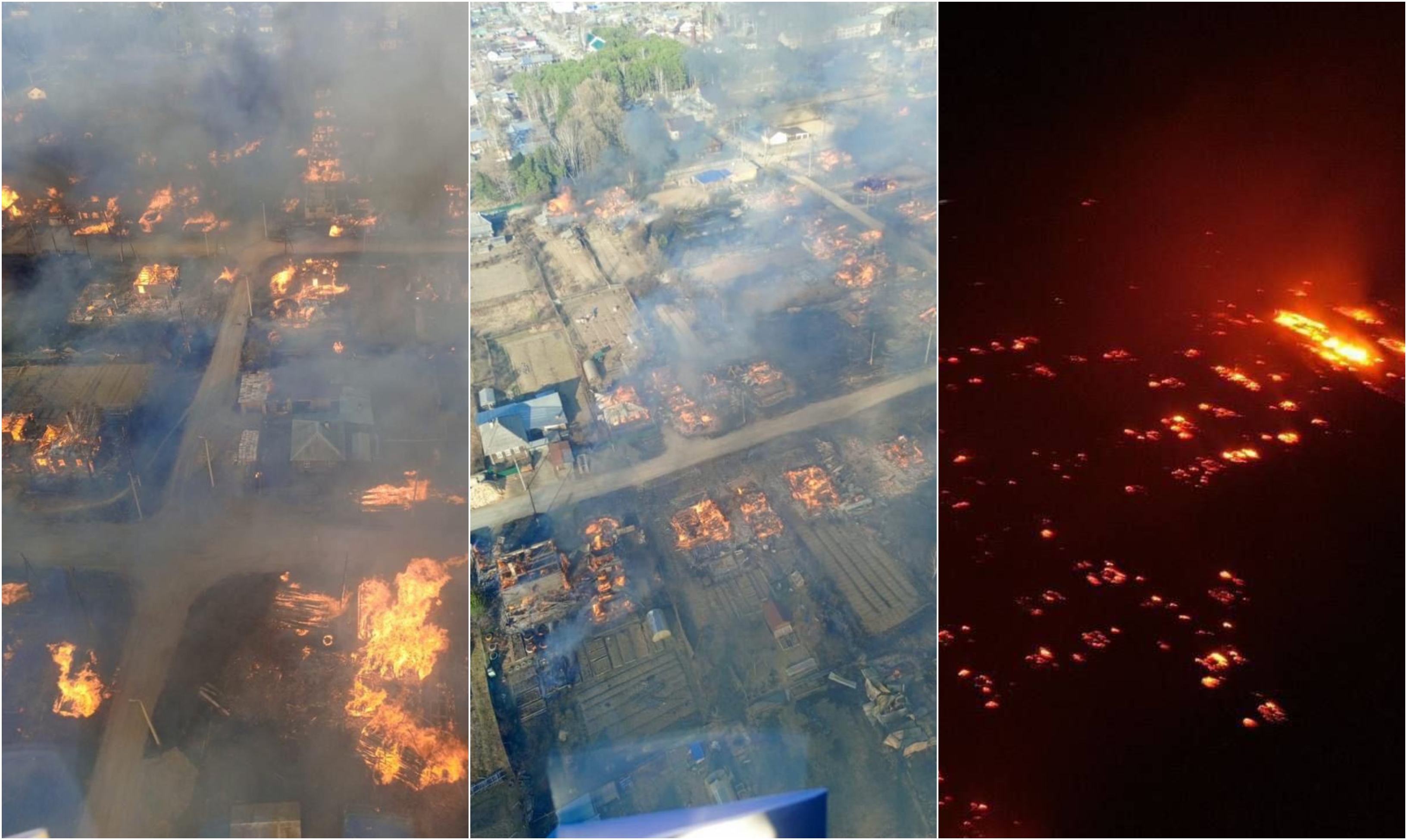 În Rusia, un sat a ars aproape în totalitate. Incendii puternice extinse și la localitățile din apropiere. Cel puțin o persoană a murit