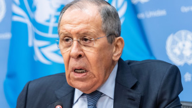 Press briefing by Foreign Minister of Russia Sergey Lavrov, New York, United States - 25 Apr 2023