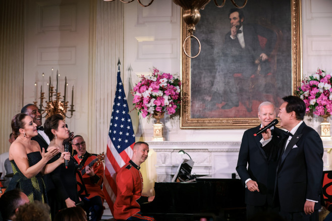 President Biden hosts State Dinner for President Yoon of the Republic of Korea