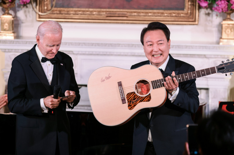 President Biden hosts State Dinner for President Yoon of the Republic of Korea