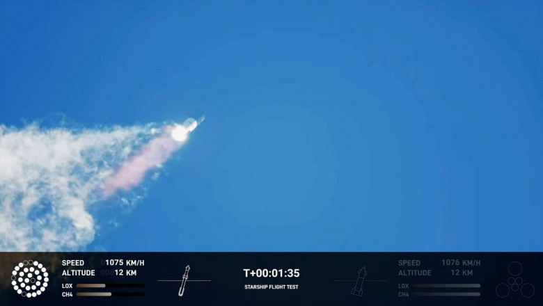 foto IPP da video base Boca Chica - Texas 20-04-2023 SpaceX - il razzo Starship esplode a quattro minuti dal lancio nell