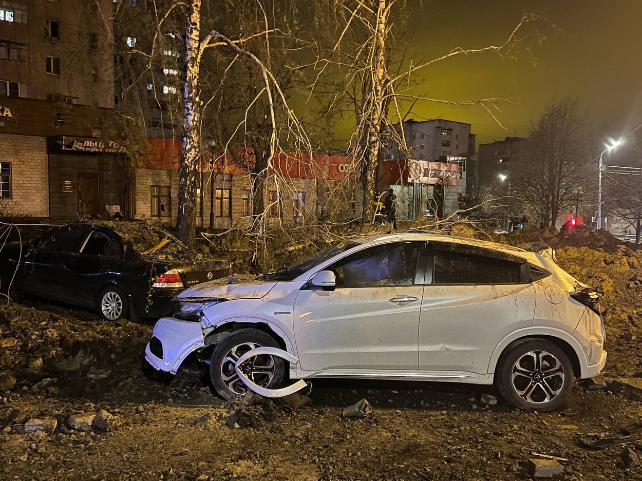 Cum s-au bombardat rușii singuri. Momentul în care o rachetă cade în Belgorod, oraș din Rusia
