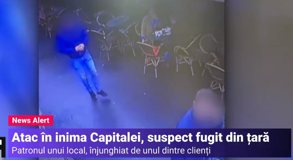 Cine este bărbatul care l-a înjunghiat pe patronul restaurantului de lux, în Dorobanți. Prima fotografie publicată de Poliția Română