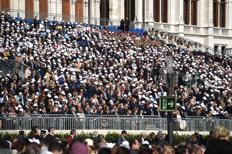 Pope Francis Visits Hungary - Day 3, Budapest - 30 Apr 2023