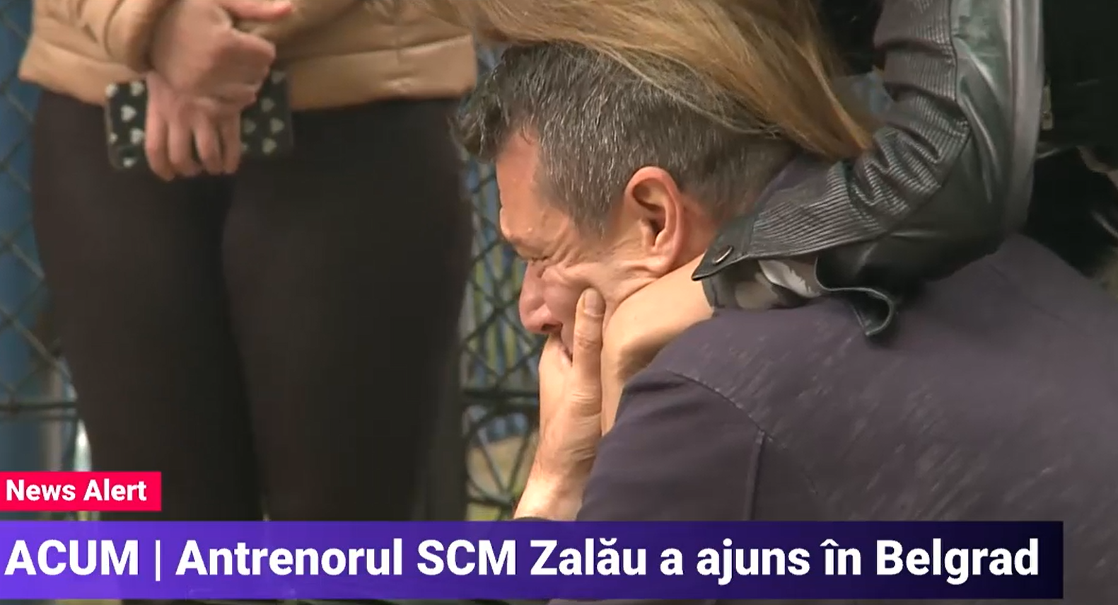 VIDEO Antrenorul clubului de volei SCM Zalău, a cărui fiică a fost ucisă în masacrul de la Belgrad, a ajuns la locul tragediei