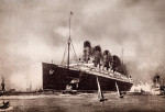 The Cunard liner RMS Lusitania was briefly the world's largest passenger ship. It was sunk by a German submarine off the south Irish coast on 7th May, 1915, causing a major diplomatic uproar that did much to bring the USA into the war.