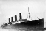 Lusitania. RMS Lusitania coming into port, c.1907-1913