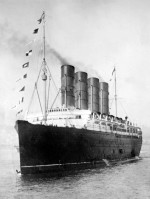 Lusitania. RMS Lusitania, c.1908-1914