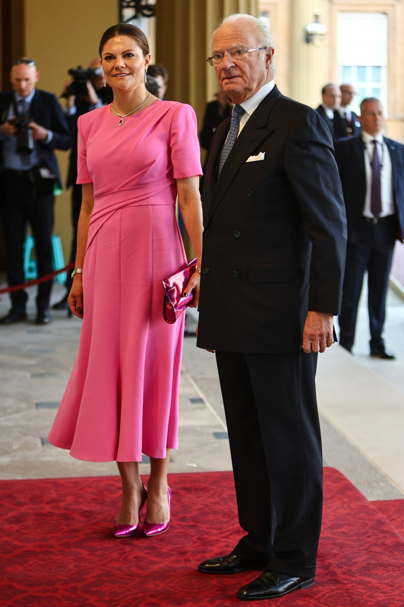 Arrivals for the Overseas Guests Reception at Buckingham Palace