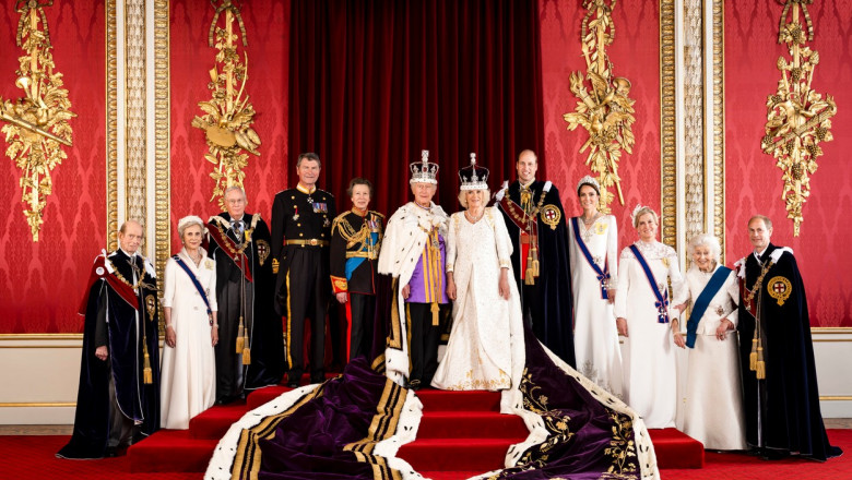 Casa regală britanică a publicat fotografiile oficiale de la încoronarea regelui Charles al III-lea și a reginei Camilla