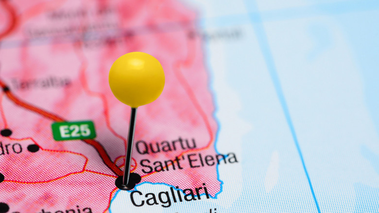Hartă Cagliari