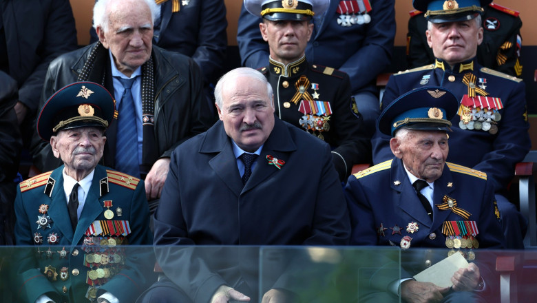 Lukașenko, la parada de la Moscova