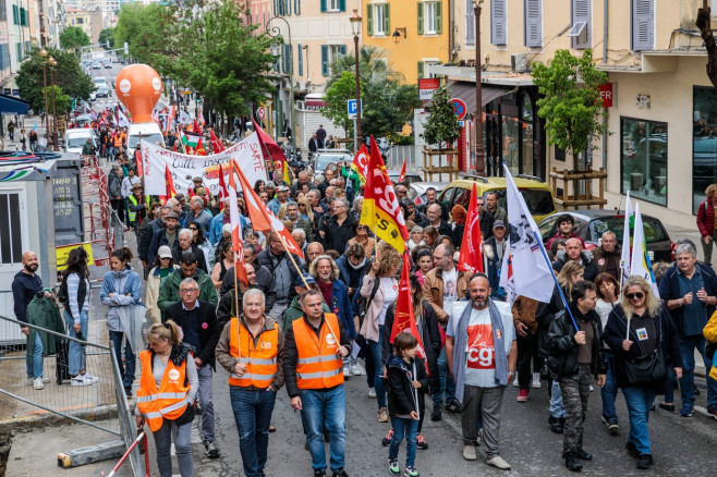 Ajaccio Manifestation du 1er mai