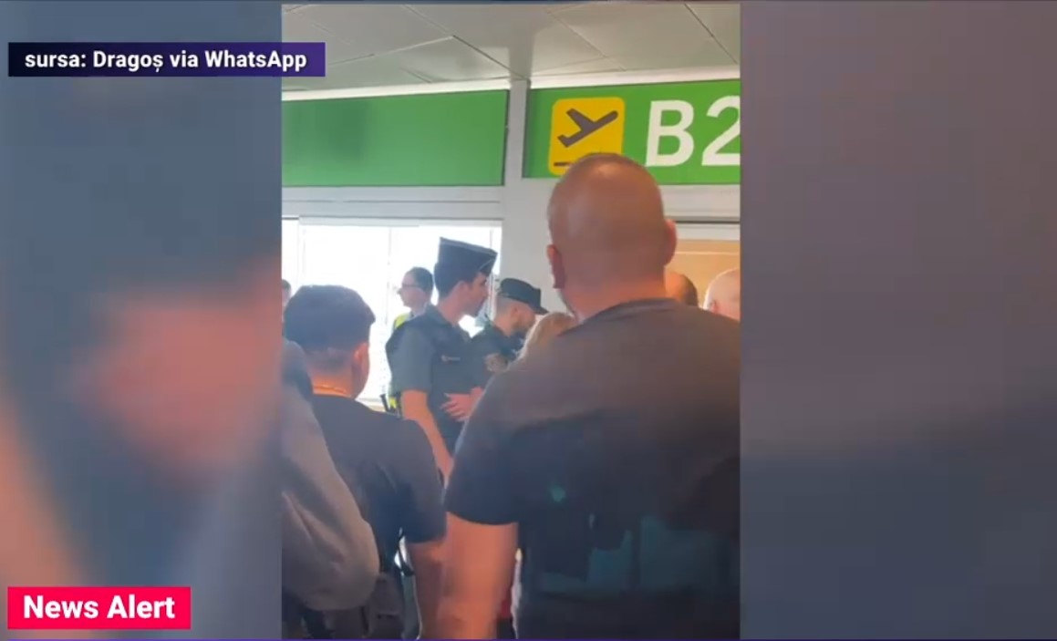 VIDEO Zeci de români au rămas blocați pe aeroport în Madrid, după ce au fost anunțați că nu mai au locuri în avion