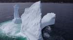 EXCLUSIVE: VIDEO: Huge WILLY-shaped ICEBERG floats past town called DILDO