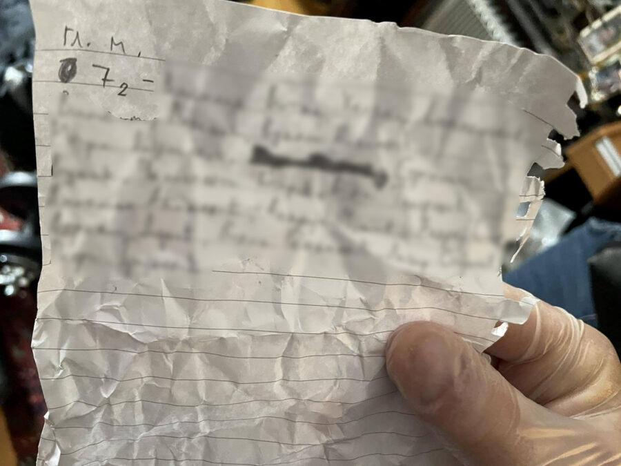 FOTO. Lista neagră a elevului criminal din Belgrad. Băiatul și-a luat la el foaia cu numele colegilor pe care voia să-i omoare