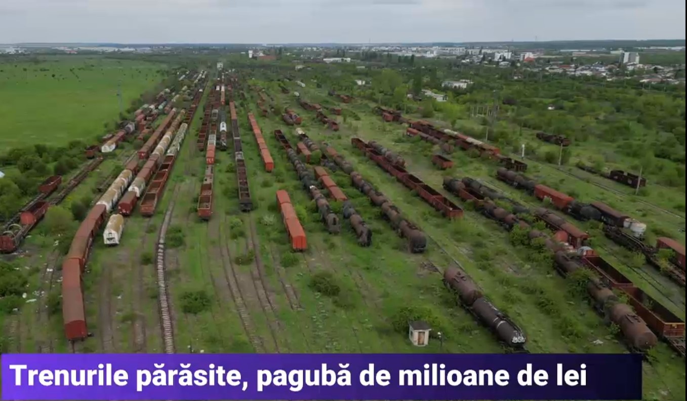 Statul la stat. Cum a ajuns CFR să plătească milioane de lei chirie pentru că ține liniile ocupate cu trenuri părăsite