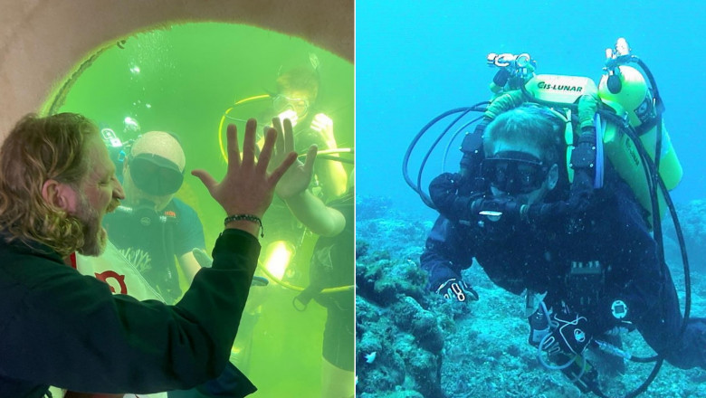 Profesorul scafandru Joseph Dituri a stabilit un nou record de zile petrecute sub apă